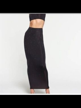 SKIMS × Swarovski Sheer Jelly Maxi Skirt - NWT XL